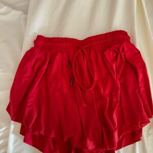 Red Women's Shorts